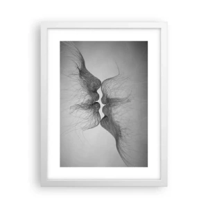 Plakat w białej ramie - Pocałunek wiatru - 30x40 cm