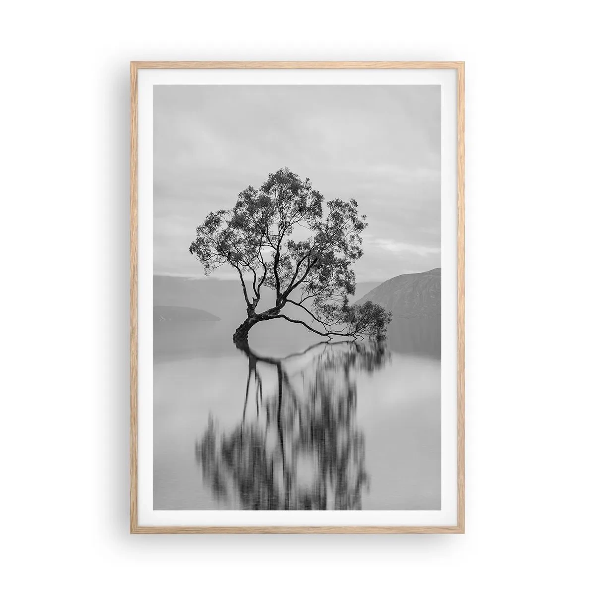 Plakat w ramie jasny dąb - Jest taki kraj - 70x100 cm