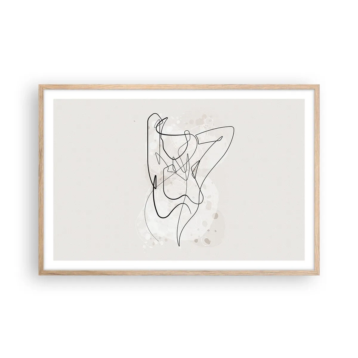 Plakat w ramie jasny dąb - Sztuka uwodzenia - 91x61 cm