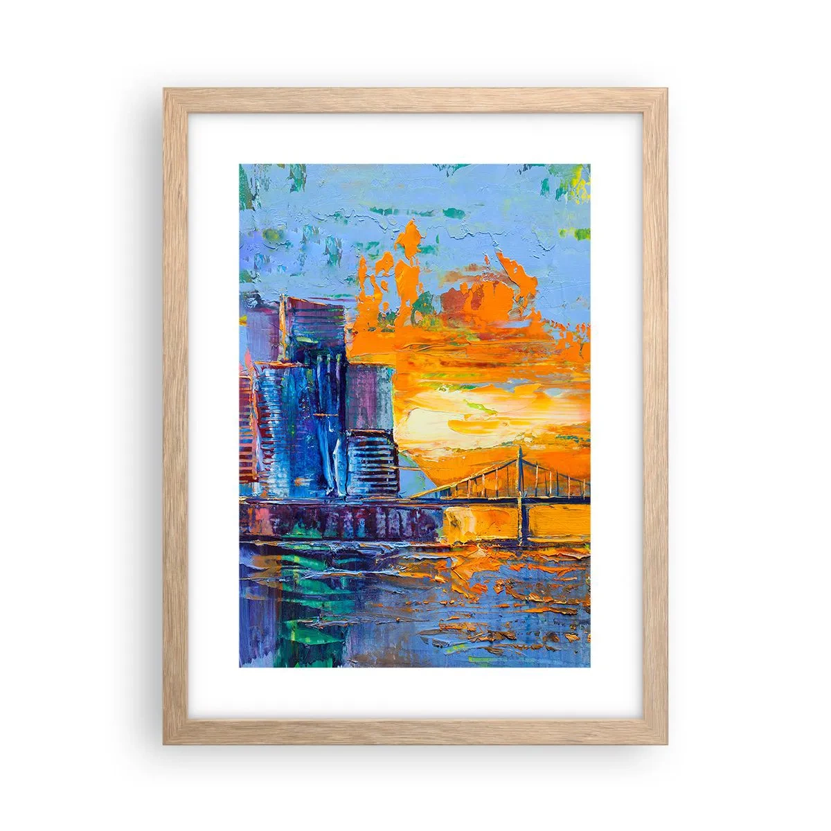 Plakat w ramie jasny dąb - Kultura i natura - 30x40 cm