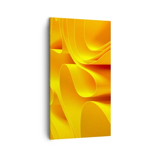 Obraz na płótnie - Jak fale słońca - 45x80 cm