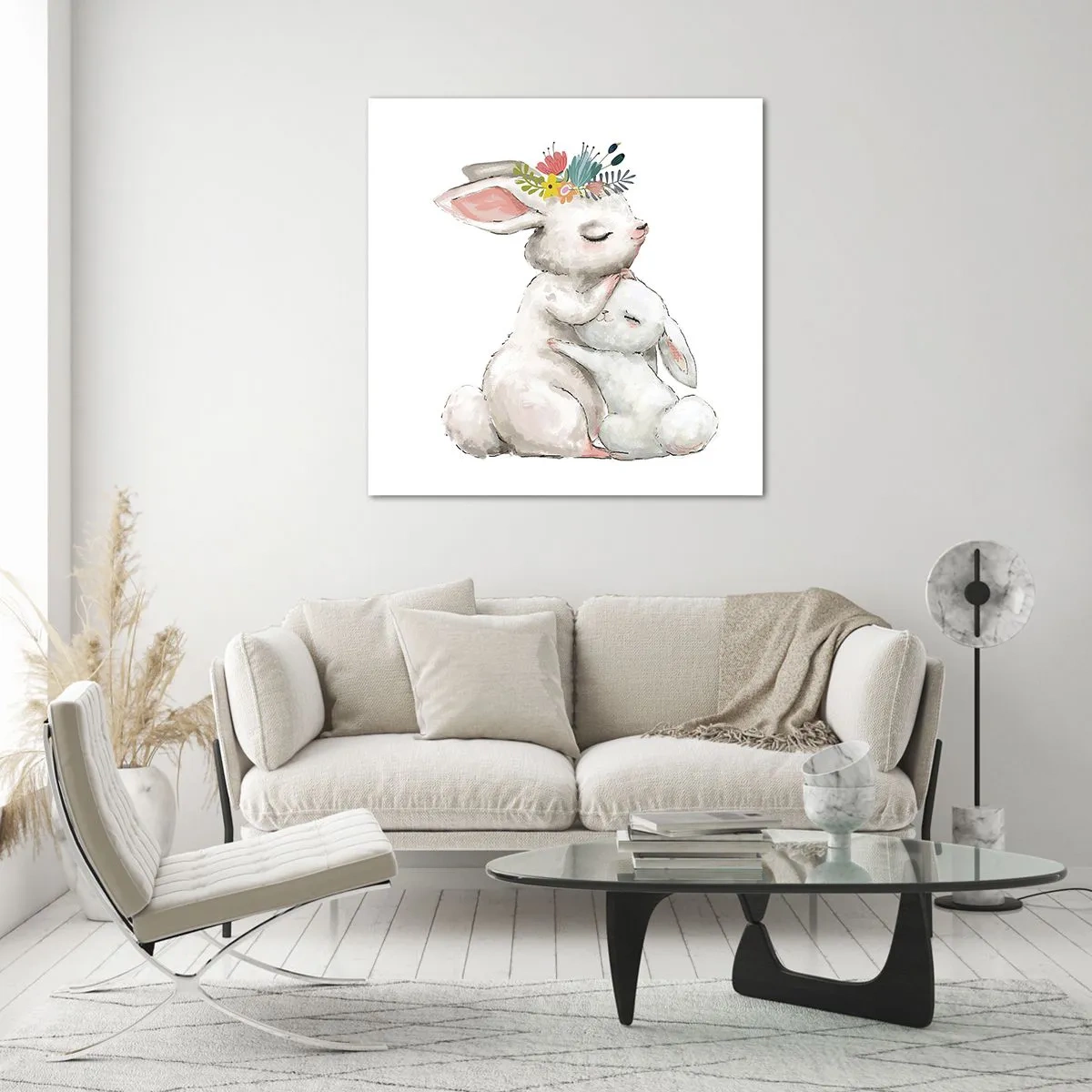 Obraz na szkle - Nie ma jak u mamy - 70x70 cm