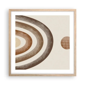 Plakat w ramie jasny dąb - W odległej galaktyce - 50x50 cm