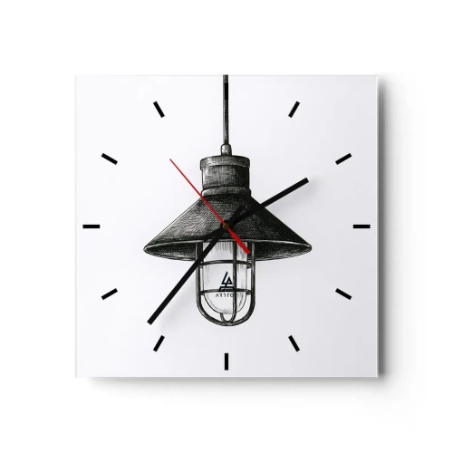 Zegar ścienny - Jak przed laty… - 40x40 cm