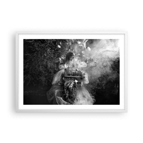 Plakat w białej ramie - Sama Matka – Natura - 70x50 cm