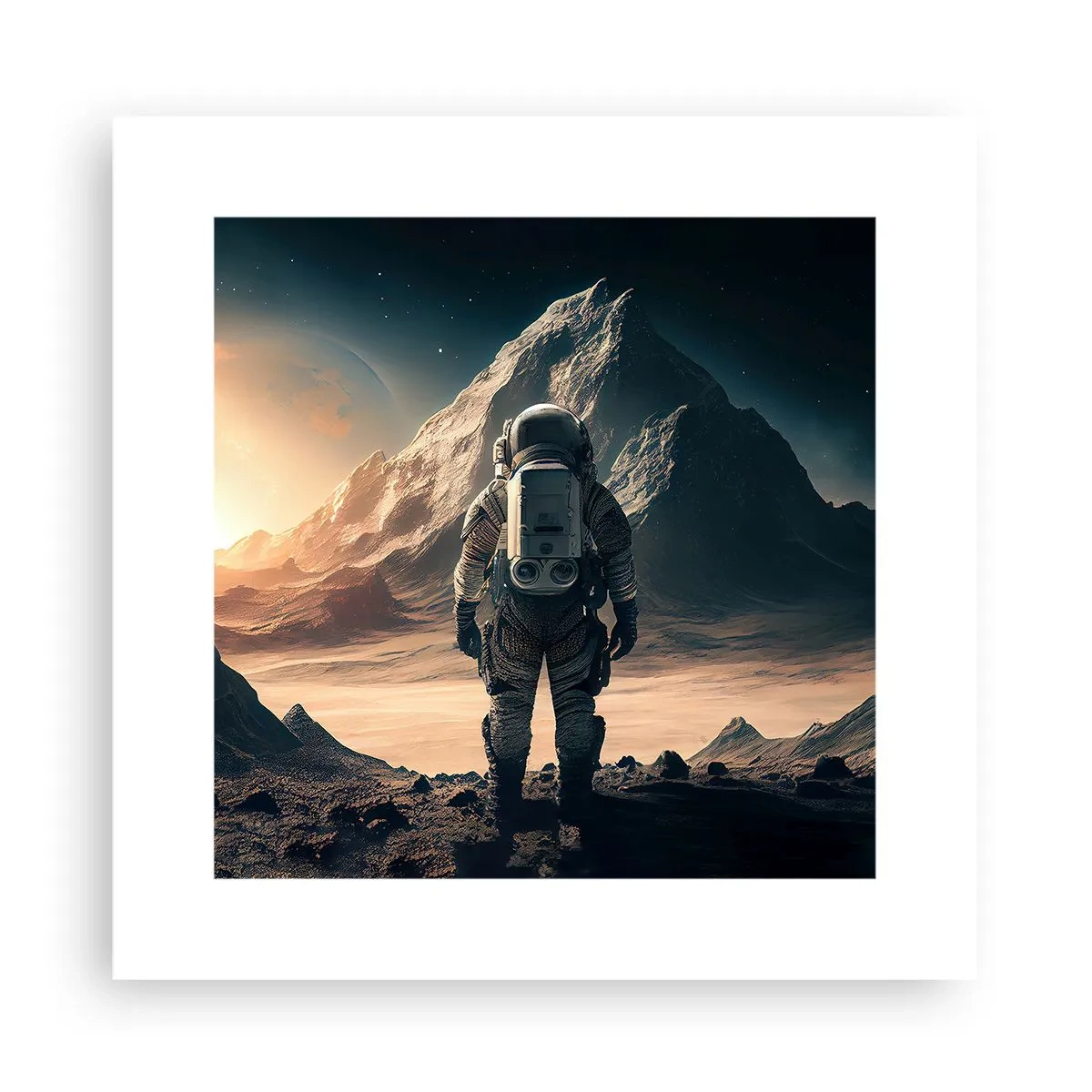 Plakat - Nowe wyzwanie - 30x30 cm