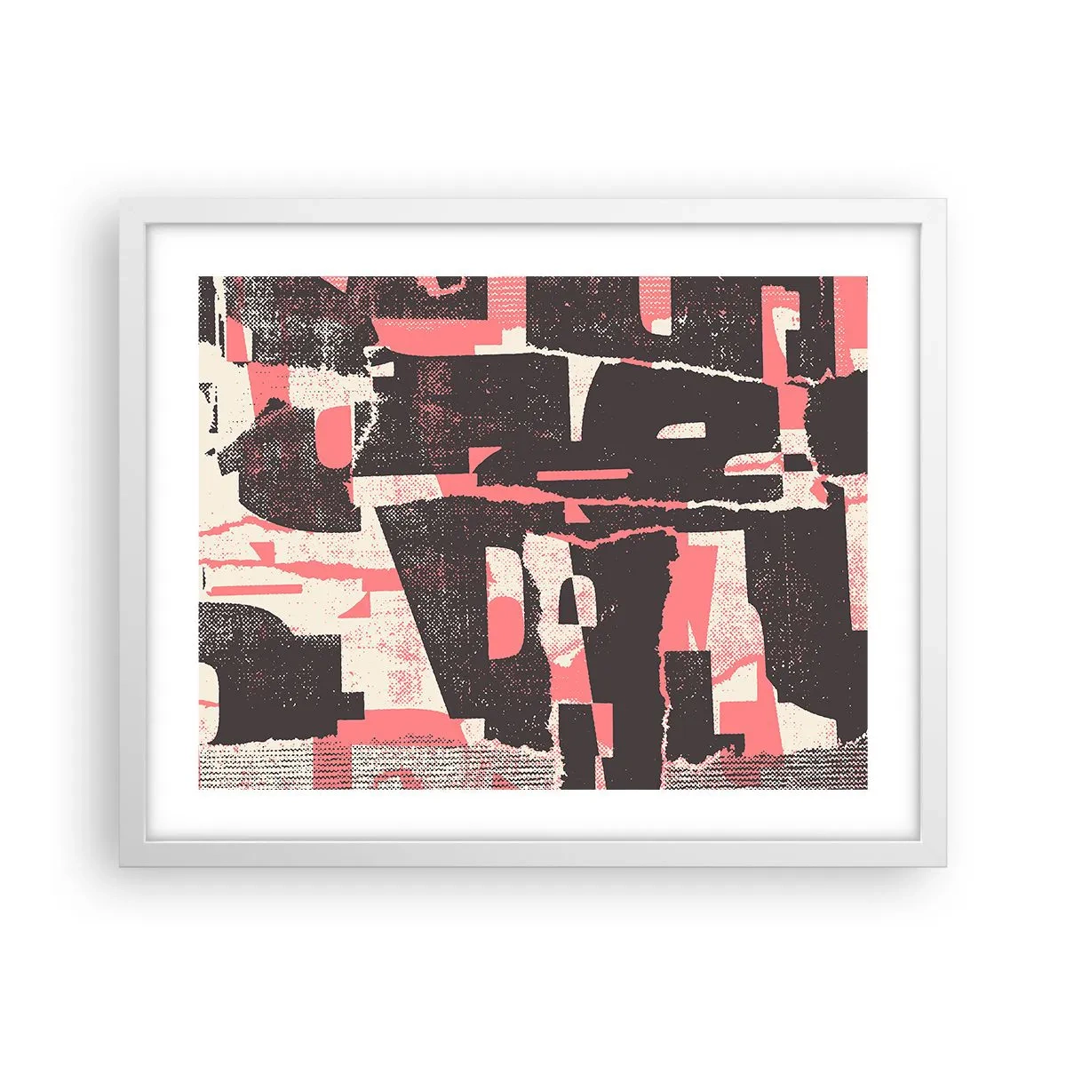 Plakat w białej ramie - Cały ten zgiełk - 50x40 cm