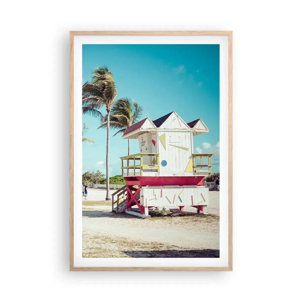 Plakat w ramie jasny dąb - Przed tobą piękny dzień - 61x91 cm