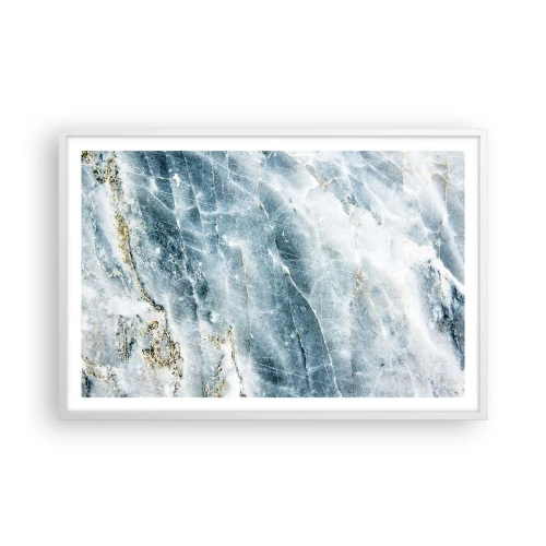 Plakat w białej ramie - Lodowy świat - 91x61 cm