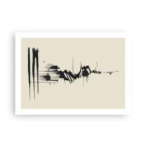 Plakat - Abstrakcja pośpieszna - 70x50 cm