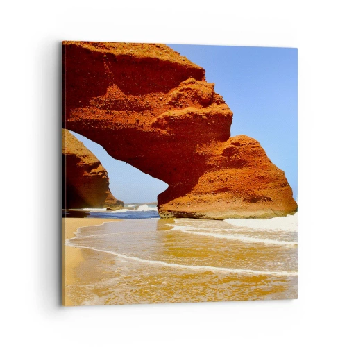 Obraz na płótnie - Woda i wiatr przez tysiące lat - 70x70 cm