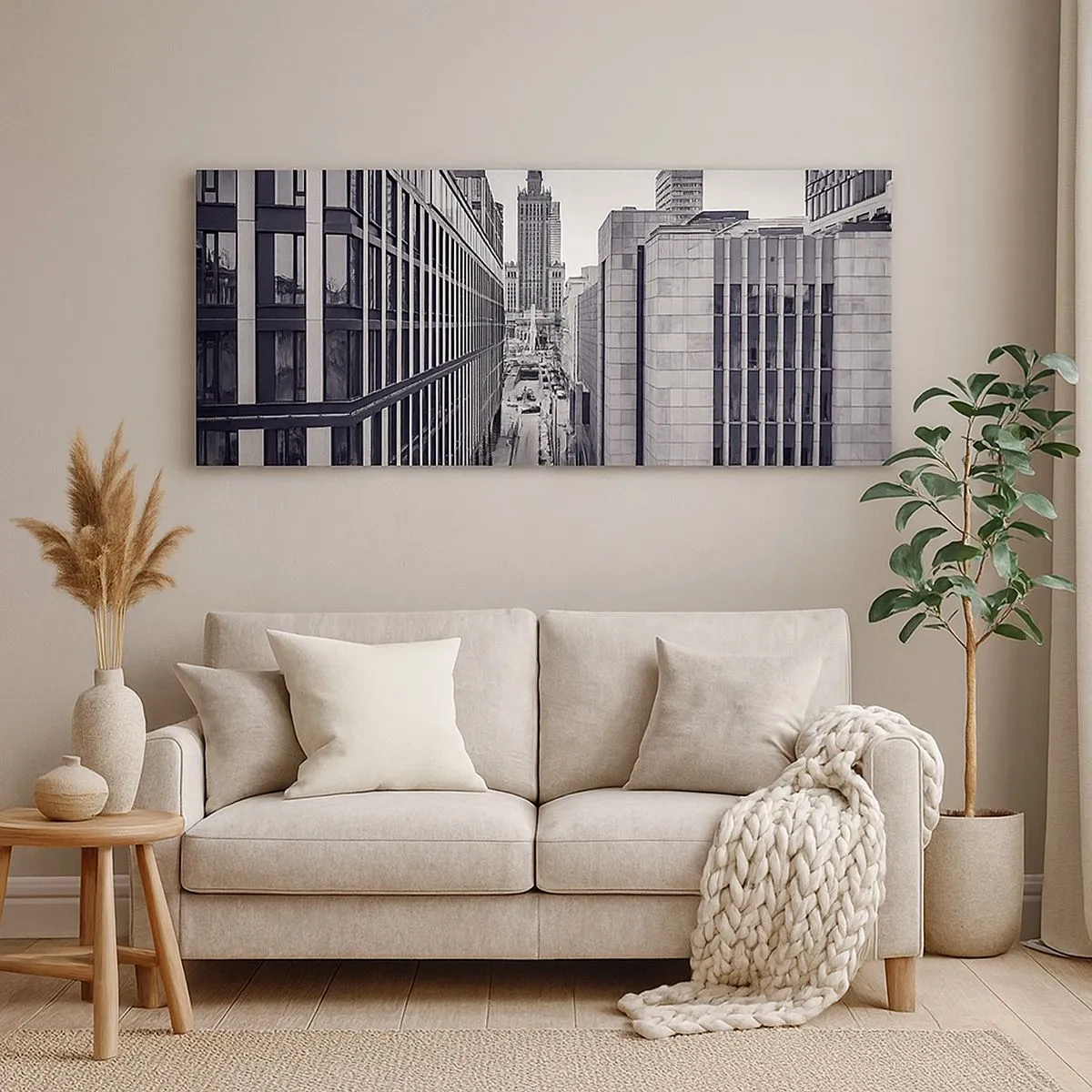 Obraz na płótnie - Warszawska dolina - 100x40 cm