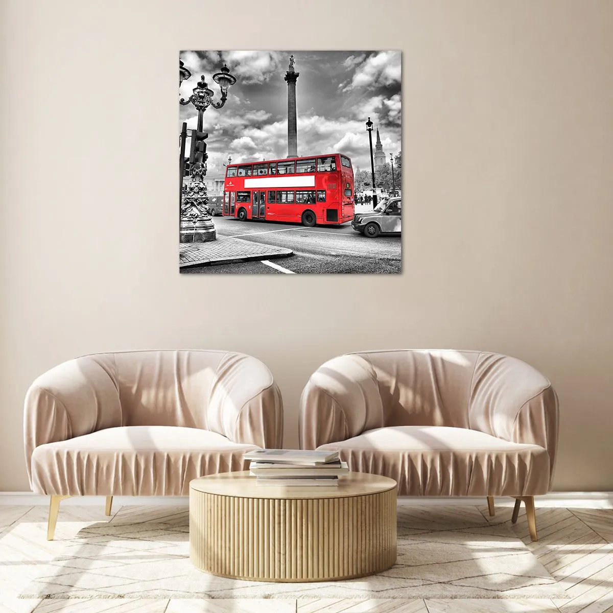 Obraz na szkle - Prawdziwy krwioobieg miasta - 70x70 cm