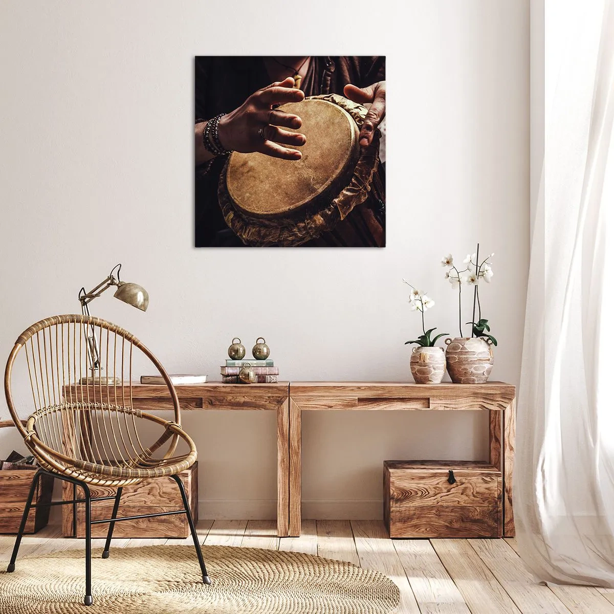 Obraz na płótnie - W rytmie serca - 50x50 cm