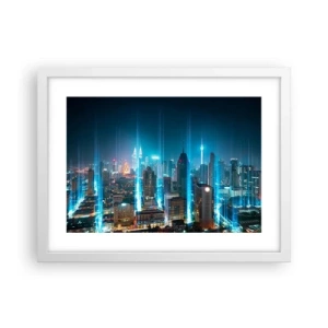 Plakat w białej ramie - Po berlińsku do nieba - 40x30 cm