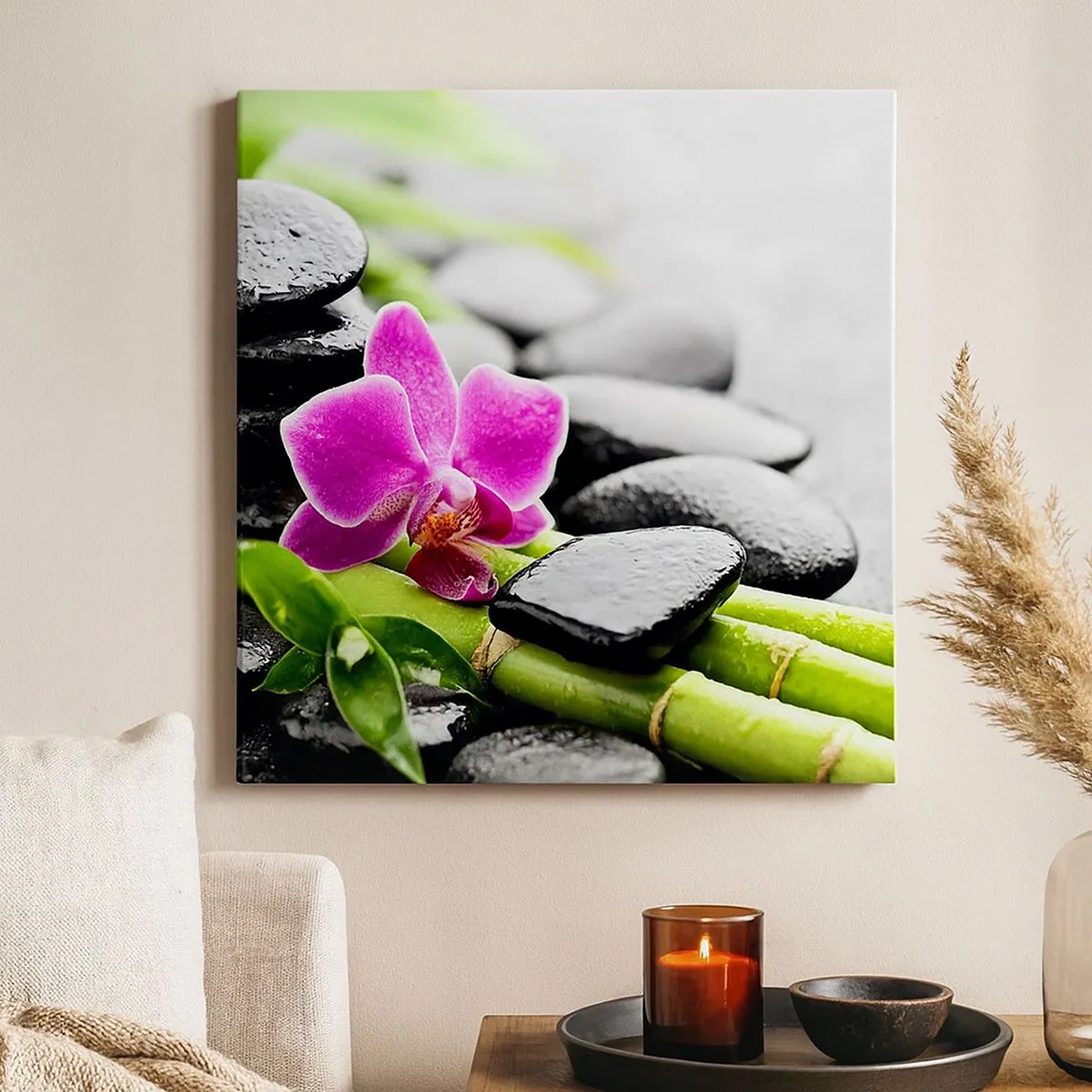 Obraz na płótnie - W spokojnej równowadze - 30x30 cm