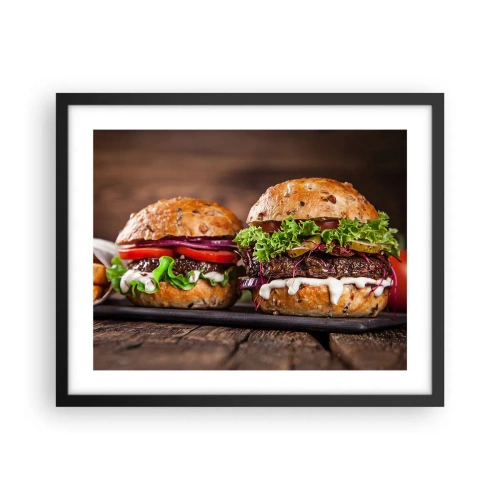 Plakat w czarnej ramie - American dream - 50x40 cm