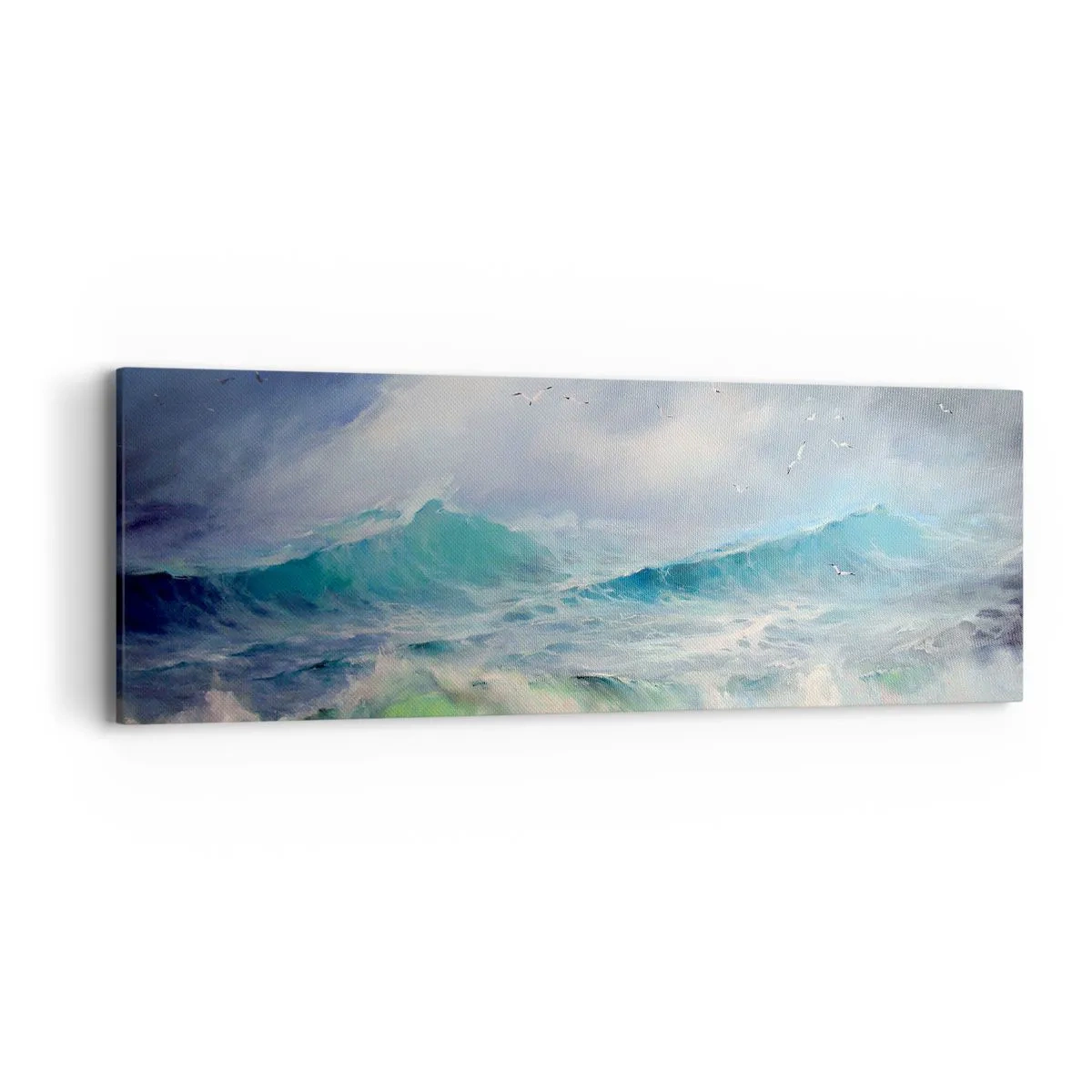 Obraz na płótnie - "Wicher z tryumfem zawył…' - 90x30 cm
