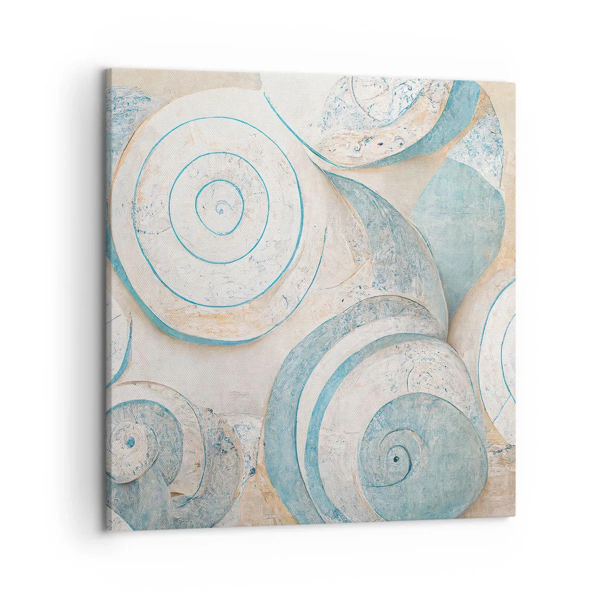 Obraz na płótnie - Co kryje muszla? - 50x50 cm