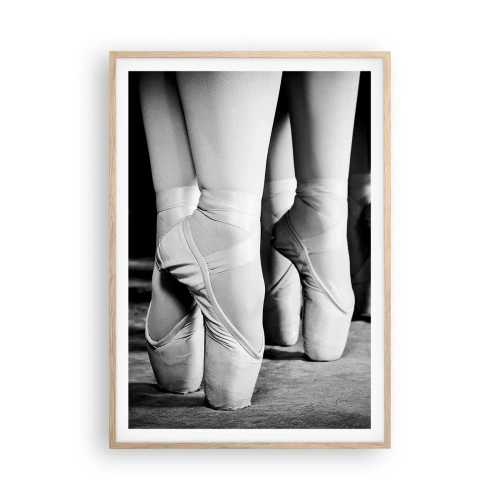 Plakat w ramie jasny dąb - Razem, lekko - 70x100 cm