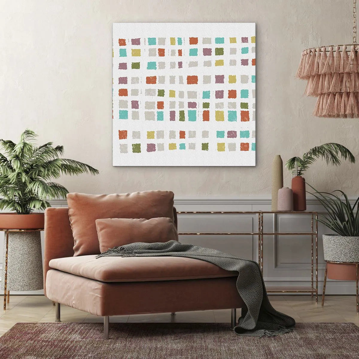 Obraz na płótnie - Nieznana gra - 40x40 cm