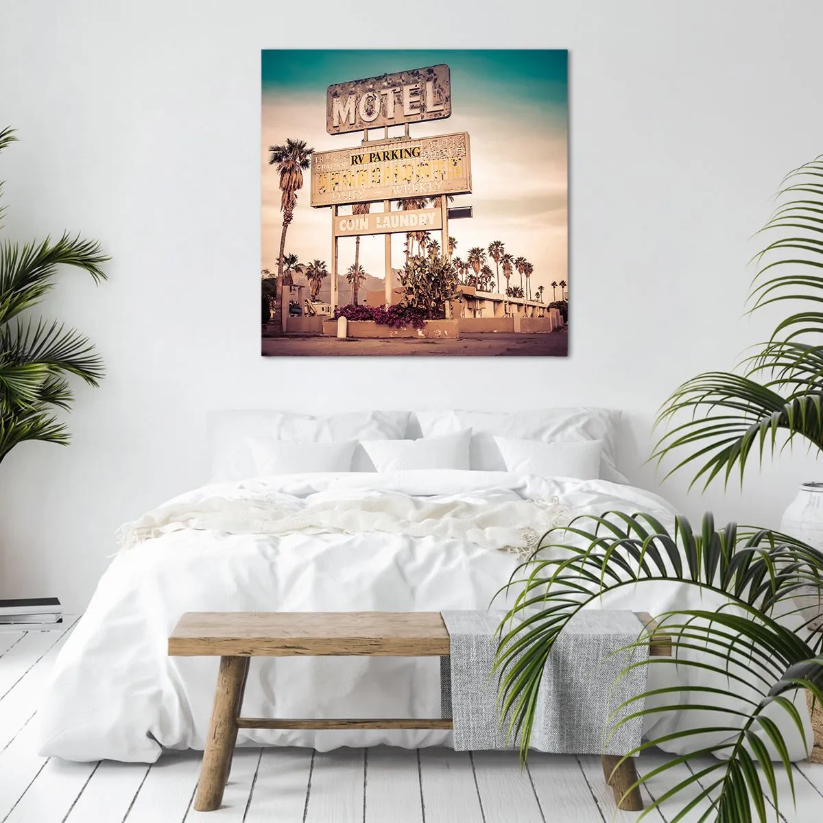 Obraz na płótnie - Tu czas się zatrzymał - 60x60 cm