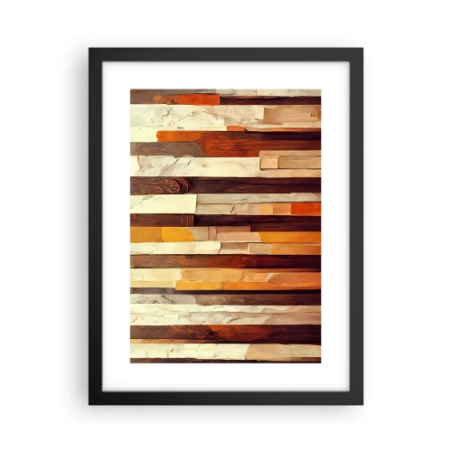 Plakat w czarnej ramie - Hymn leśnych drzew - 30x40 cm