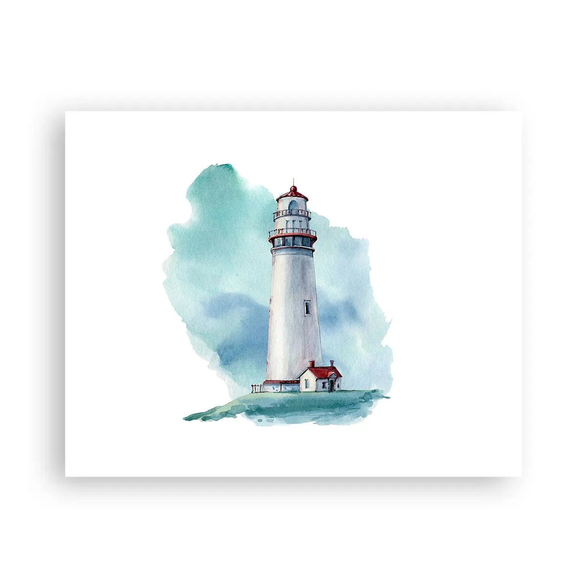 Plakat - Łagodna siostra błękitu - 50x40 cm