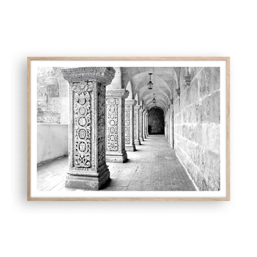 Plakat w ramie jasny dąb - A dokąd to…? - 100x70 cm