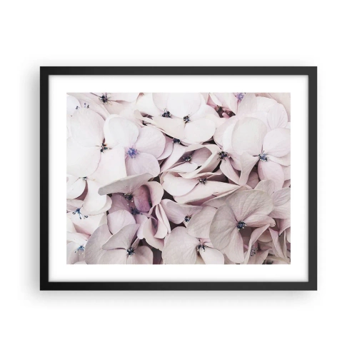 Plakat w czarnej ramie - W powodzi kwiatów - 50x40 cm
