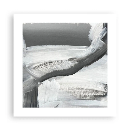 Plakat - Zdecydowanym ruchem - 40x40 cm