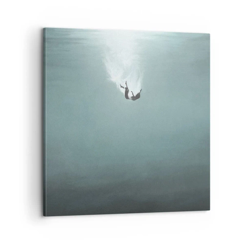 Obraz na płótnie - W objęciach oceanu - 60x60 cm