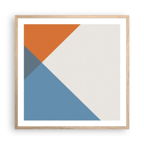 Plakat w ramie jasny dąb - Pod kątem… - 60x60 cm