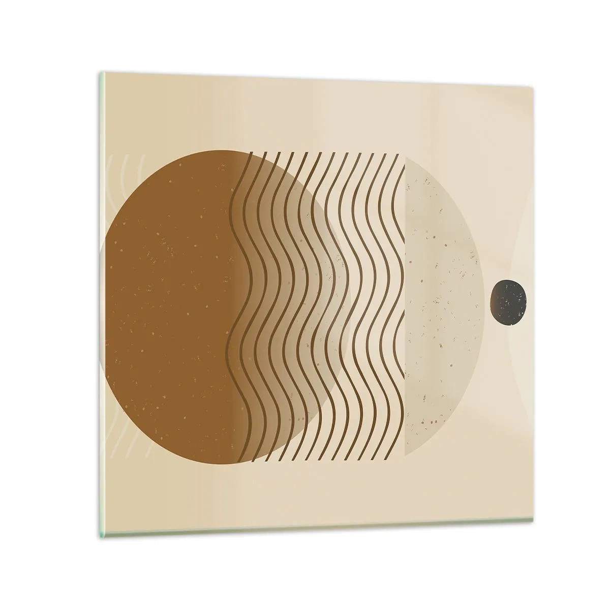 Obraz na szkle - O pochodzeniu figur geometrycznych - 50x50 cm