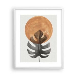 Plakat w białej ramie - Zawsze słońce - 40x50 cm