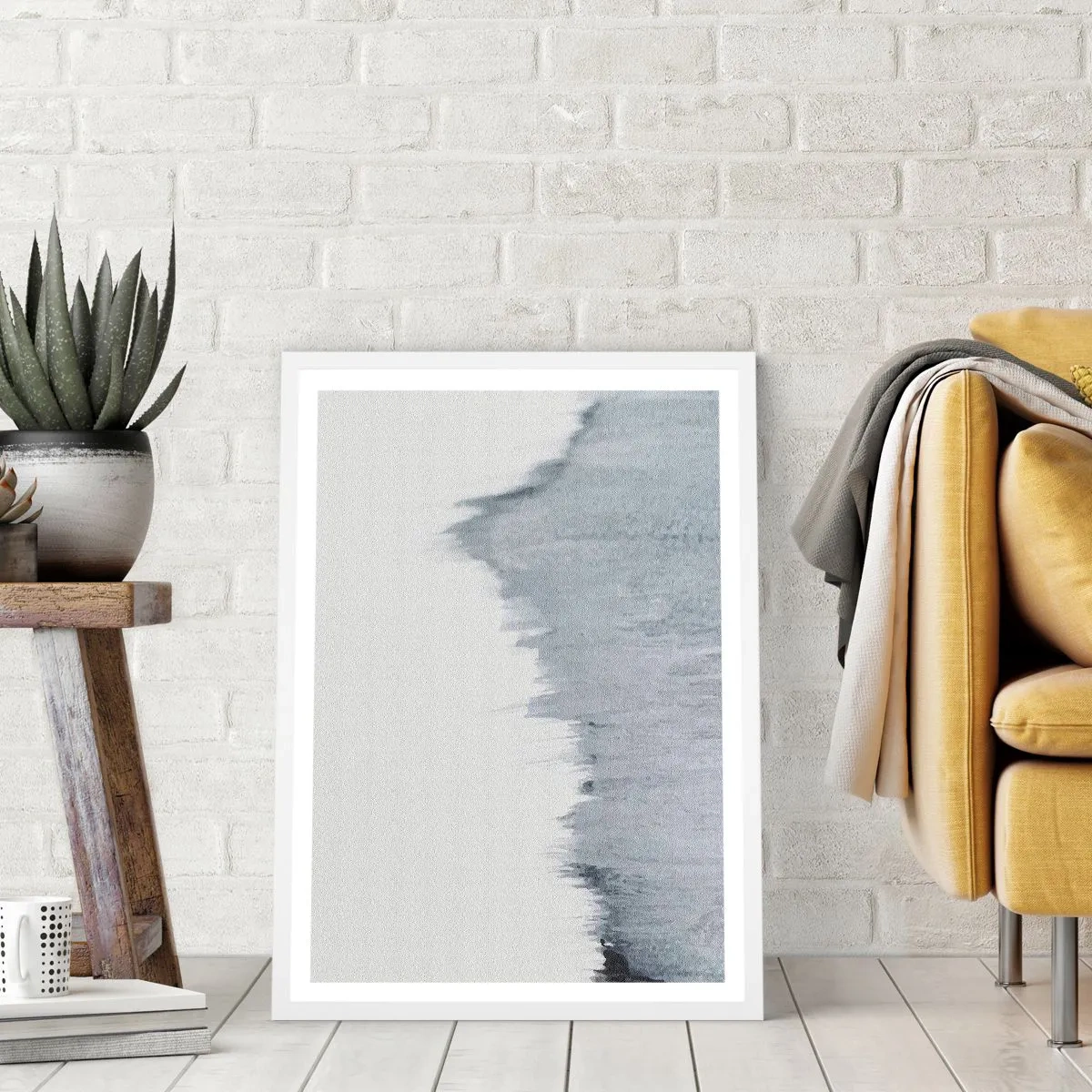 Plakat w białej ramie - Tajemniczy zapis - 50x70 cm