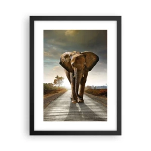 Plakat w czarnej ramie - I wcale nie w składzie porcelany - 30x40 cm