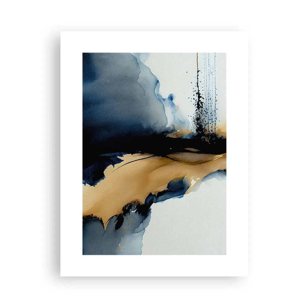 Plakat - Za zasłoną - 30x40 cm