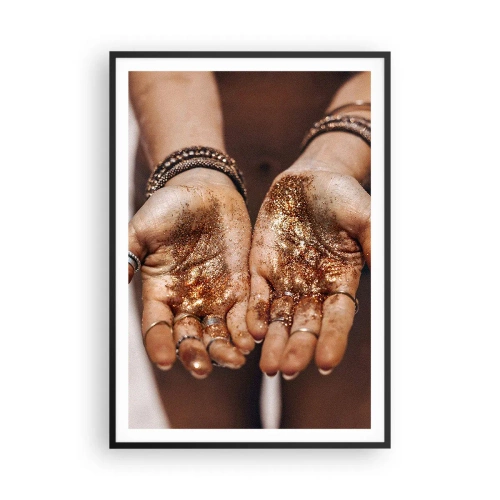 Plakat w czarnej ramie - Dar dla ciebie - 70x100 cm