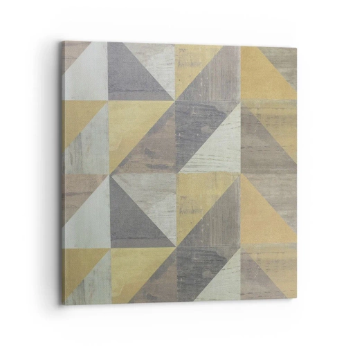 Obraz na płótnie - Pod kątem trójkąta - 70x70 cm