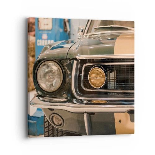 Obraz na płótnie - Spotkanie z legendą - 40x40 cm