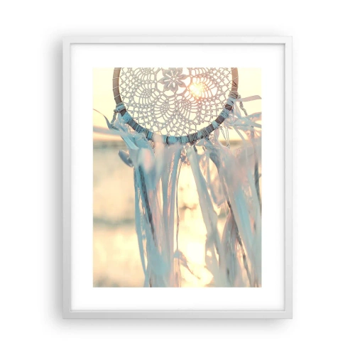 Plakat w białej ramie - Koronkowy totem - 40x50 cm