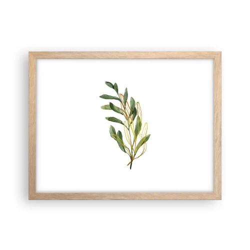 Plakat w ramie jasny dąb - Wszystko co dobre - 40x30 cm