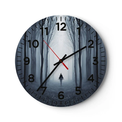 Zegar ścienny - I wszystko proste i jasne - 40x40 cm