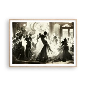 Plakat w ramie jasny dąb - Wielka maskarada - 100x70 cm