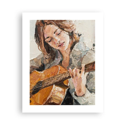 Plakat - Koncert na gitarę i dziewczęce serce - 40x50 cm