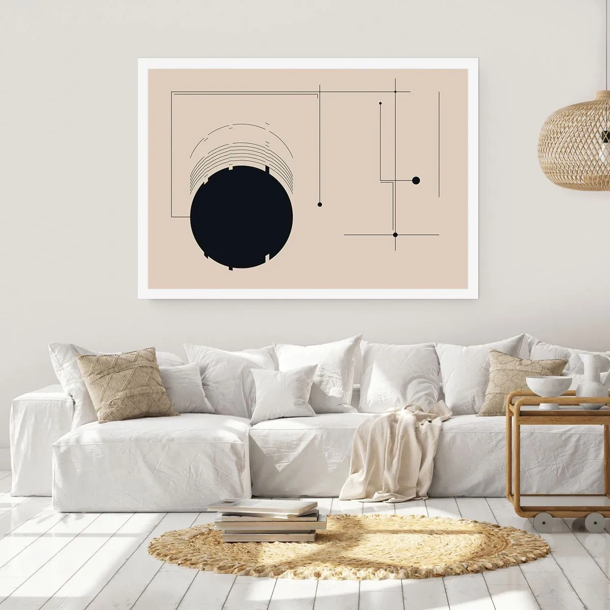 Plakat - Sprężysta i dynamiczna kompozycja - 70x50 cm