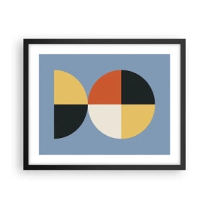 Plakat w czarnej ramie - Patrz i licz - 50x40 cm