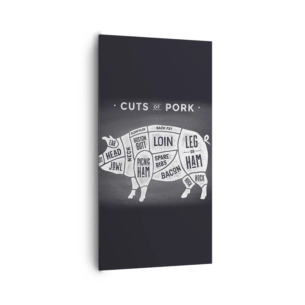 Obraz na płótnie - Elementarz masarza - 65x120 cm