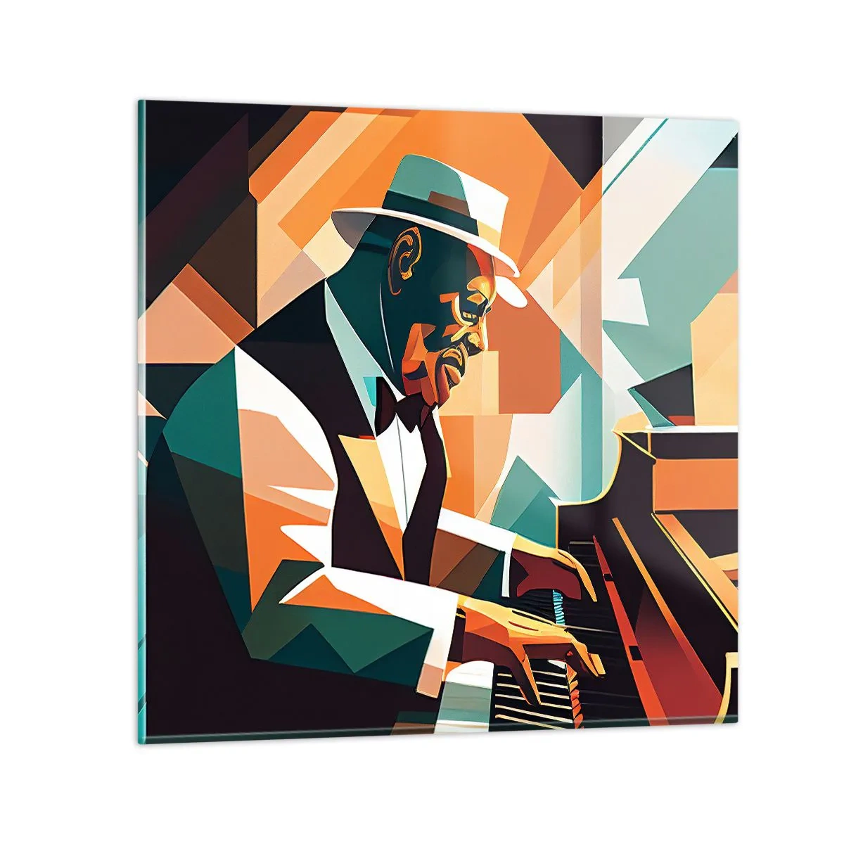 Obraz na szkle - Cały ten jazz - 70x70 cm